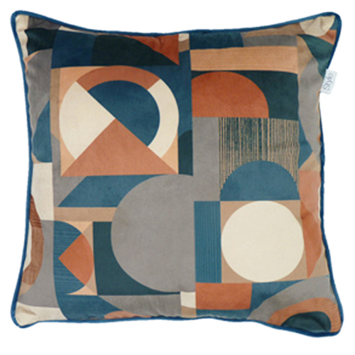 Geometrica, Harissa - (45cm x 45cm) Cushion - Image 3